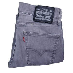LEVI'S 510 Skinny Fit Jeans Gray Size W28 L30 SKU Style 62209-0030